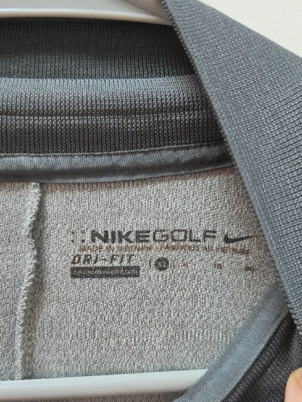 Nike Golf Gray Quarter-Zip Pullover Hoodie